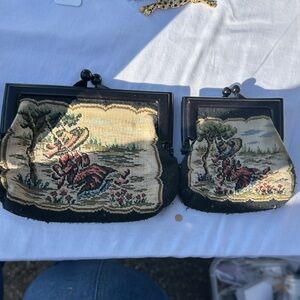 Vintage Tapestry Coin Purses
